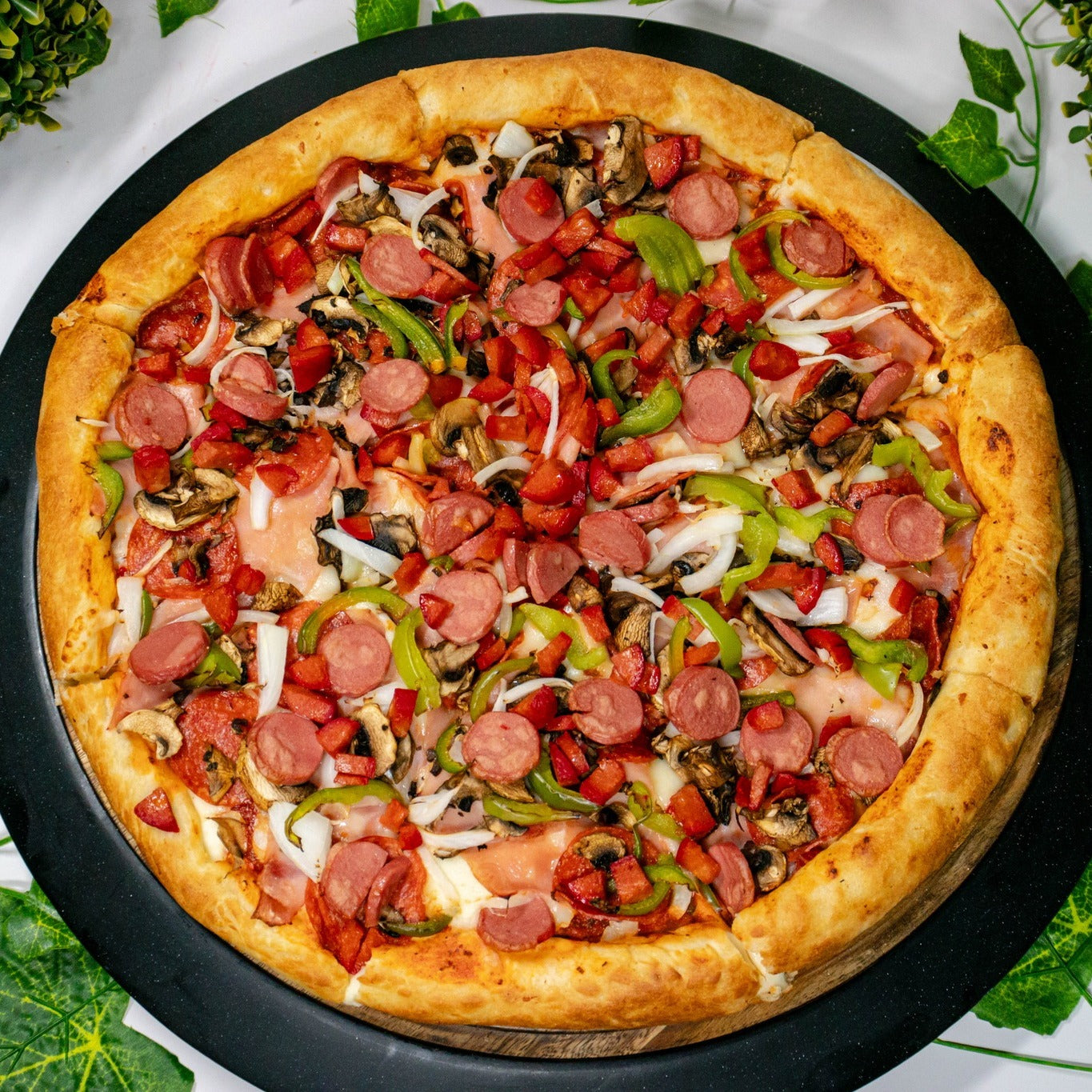 Pizza de 5 a 7 ingredientes