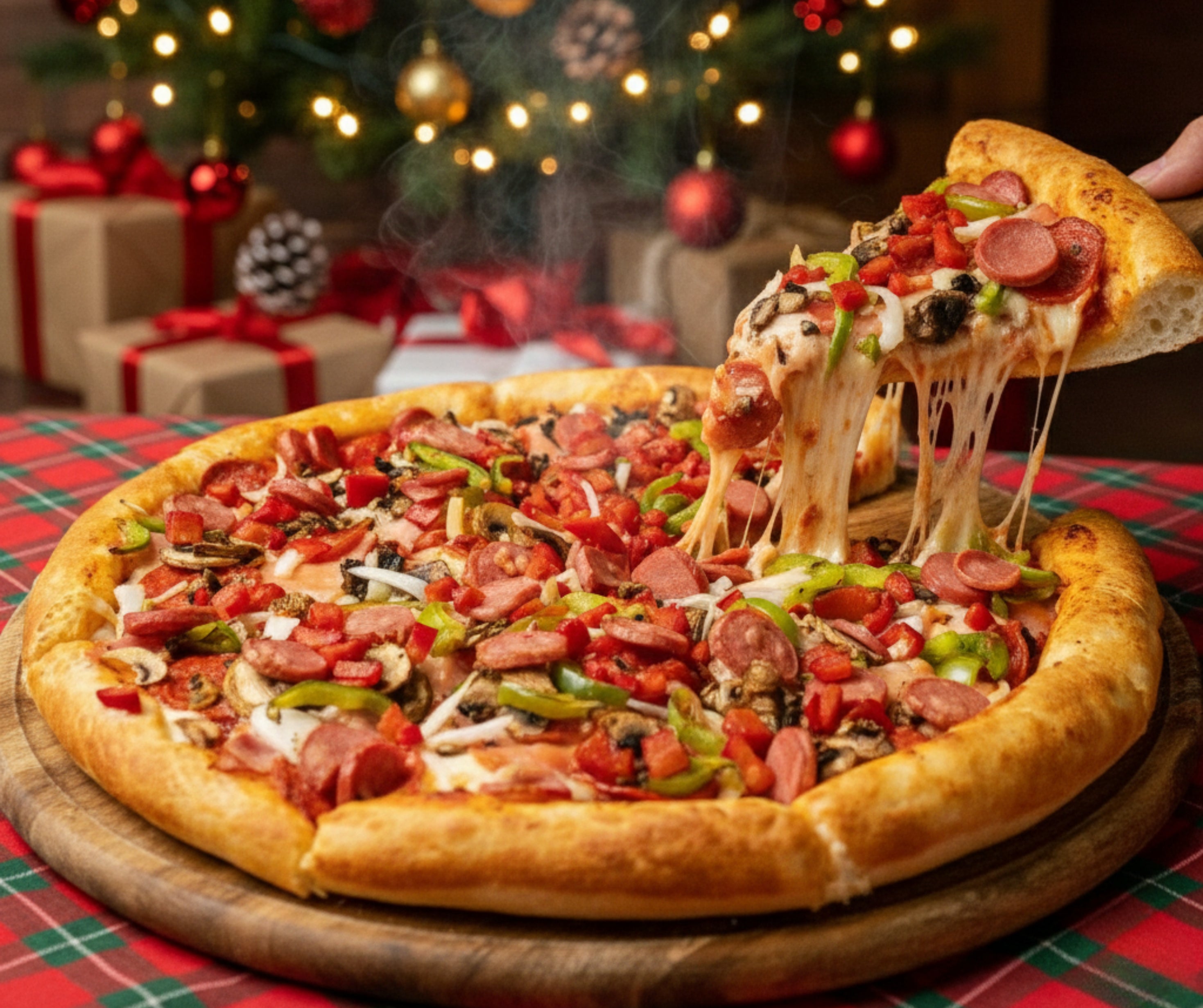 Pizza de 5 a 7 ingredientes 🔥🍕